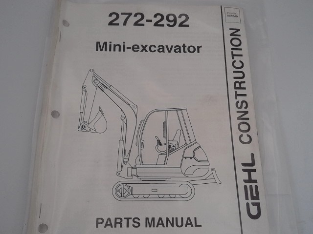 908540 Manual for GEHL MANITOU