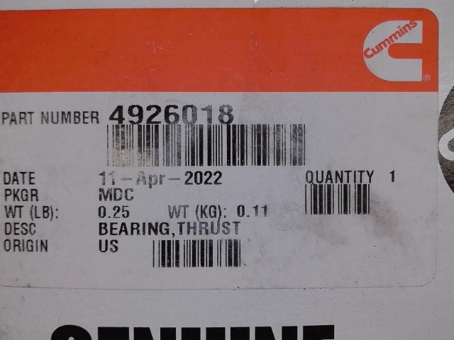 4926018 Thrust Bearing