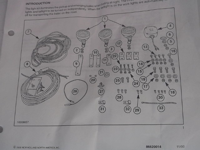 715233001 Kit for CUB CADET