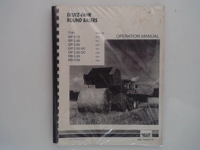 16613046 Manual for AGCO