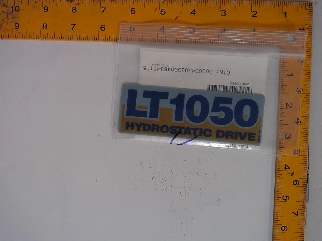 777D08647 Decal for CUB CADET