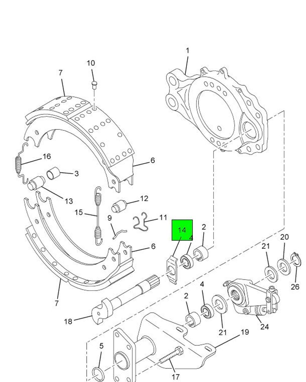 1229E4685 Washer for NAVISTAR