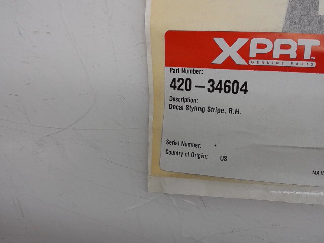 420-34604 Decal for GEHL MANITOU