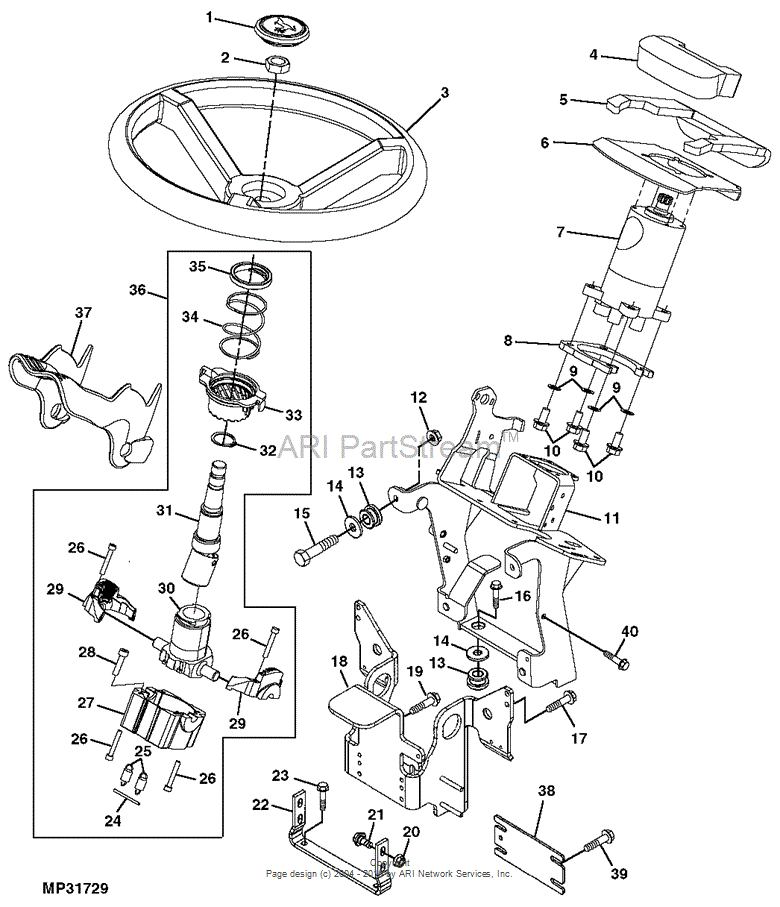 LVU12767 Pin for JOHN DEERE