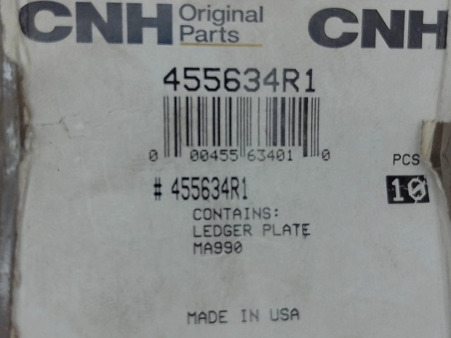 455634R1 Ledger Plate for CASE NEW HOLLAND