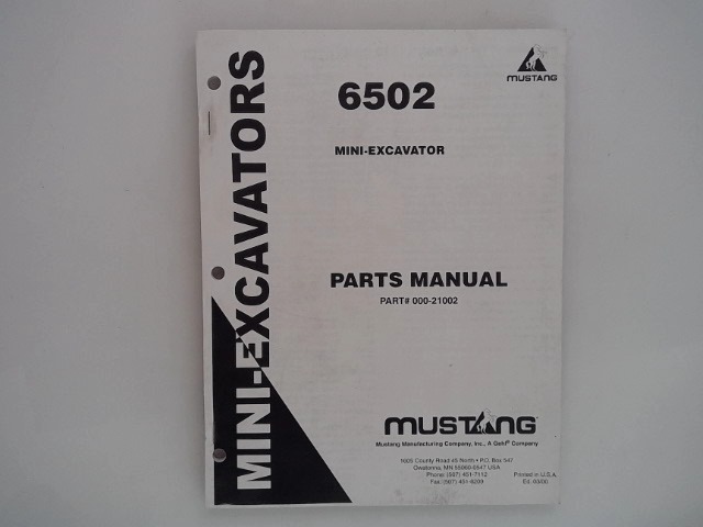000-21002 Manual for GEHL MANITOU