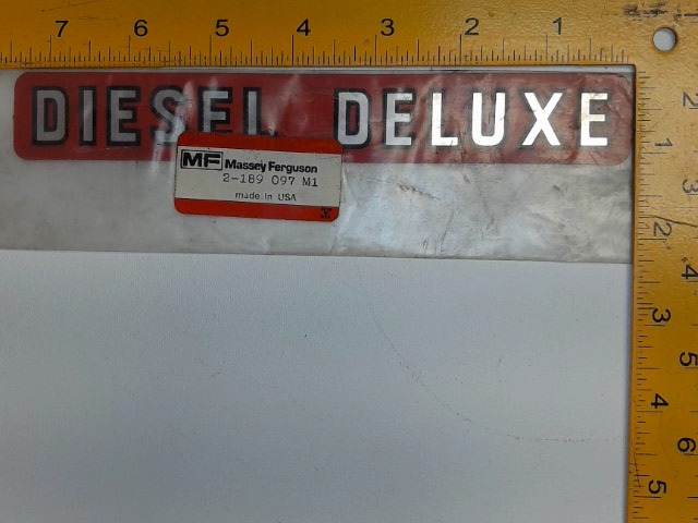 189097M1 Decal Diesel for AGCO