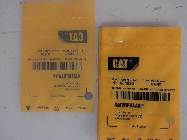 6J1832 Shim for CATERPILLAR