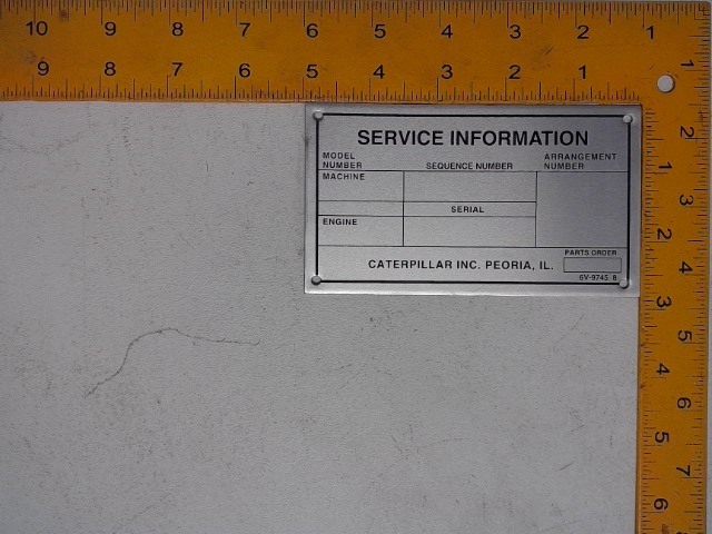 6V9745 Plate for CATERPILLAR