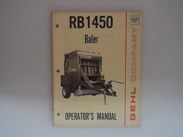 902889 Manual for GEHL MANITOU