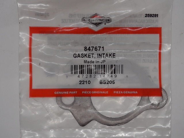 BS847671 CASE NEW HOLLAND Gasket Intake