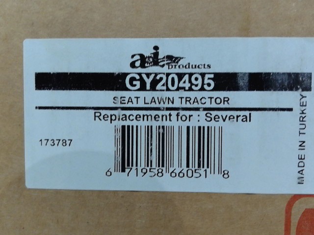 A-GY20495 Yellow Seat for JOHN DEERE