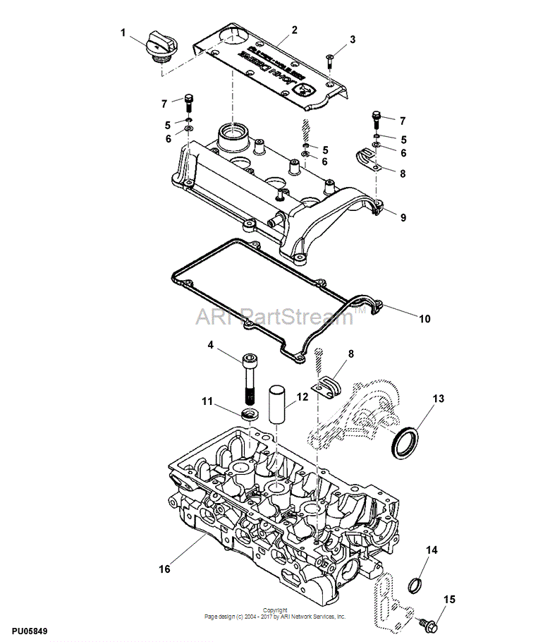 MIU12586 Cap for JOHN DEERE
