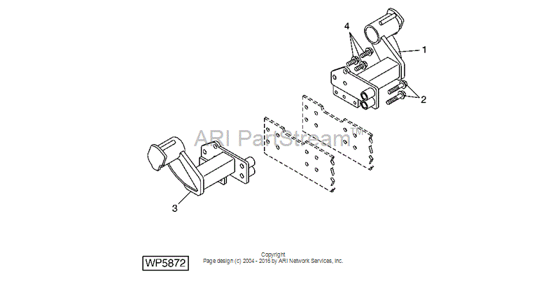 AW32761 Frame for JOHN DEERE