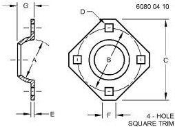 N166516 Flange for JOHN DEERE