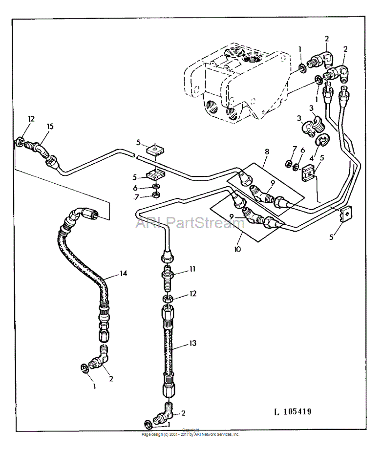 AL35585 JOHN DEERE Linekit