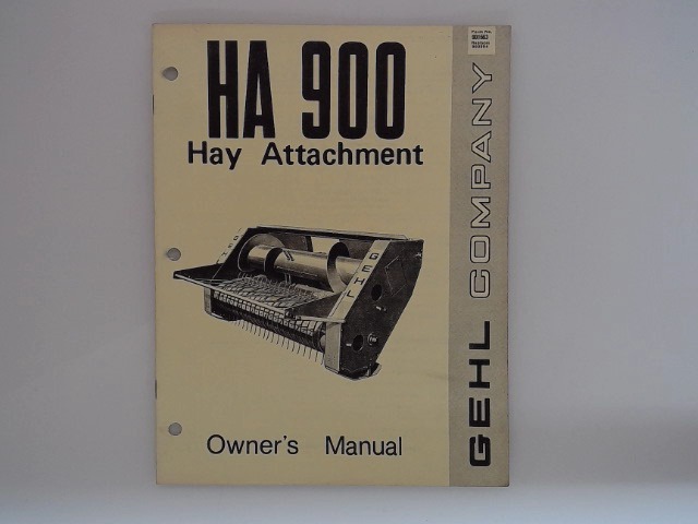 901563 Manual for GEHL MANITOU