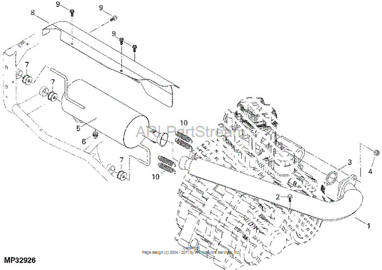 C207581244 Bolt for JOHN DEERE