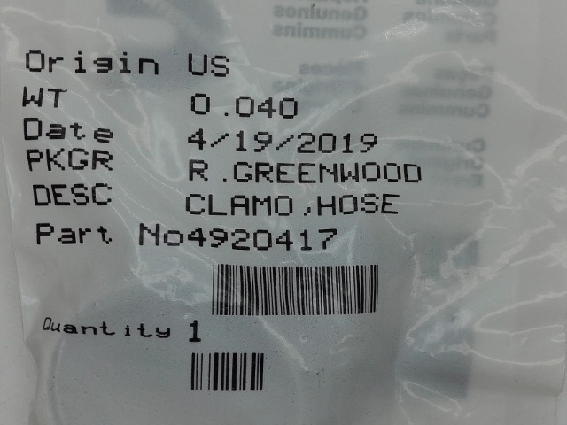 4920417 Clamp