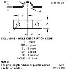 FH312504 Clamp for JOHN DEERE