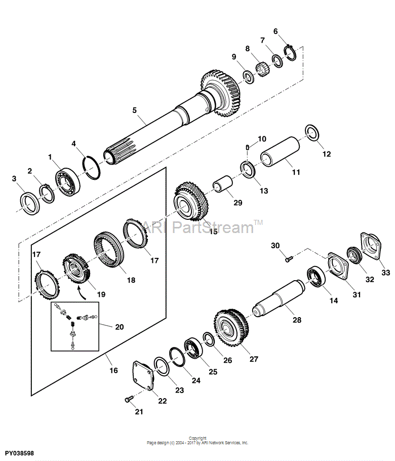 ER033029 O Ring for JOHN DEERE