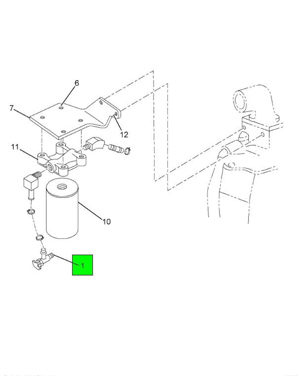 321840C91 Shut Off Valve for NAVISTAR