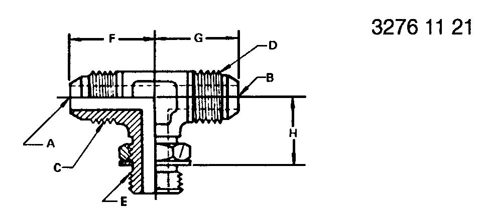 X10S5OX-S Fitting for JOHN DEERE