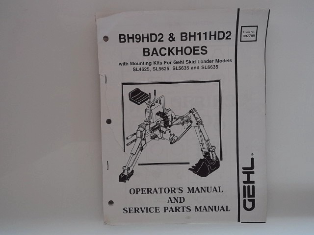 907789 Book for GEHL MANITOU