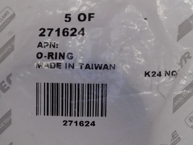 271624 CASE Seal O-ring