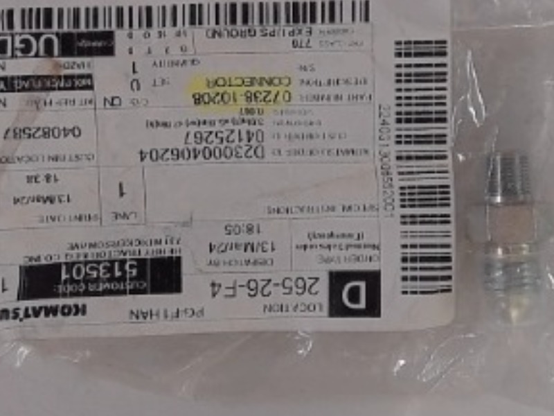 07238-10208 Connector for KOMATSU
