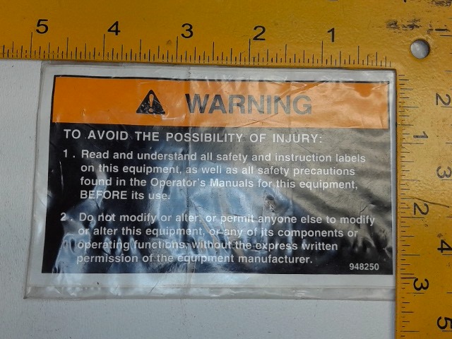 70050-93958 Decal for KUBOTA