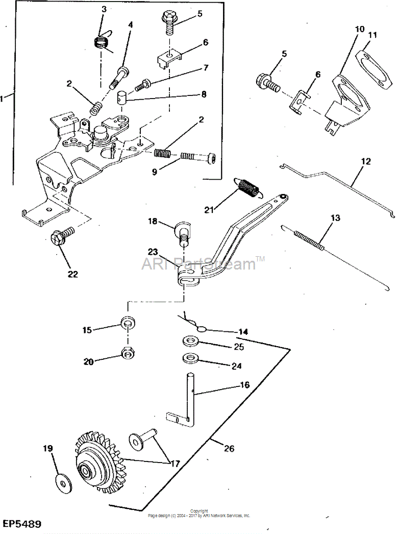 W40465 Spring for JOHN DEERE