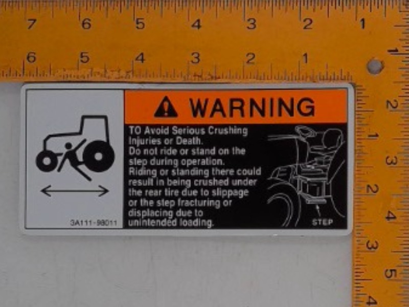 3A111-98010 Decal