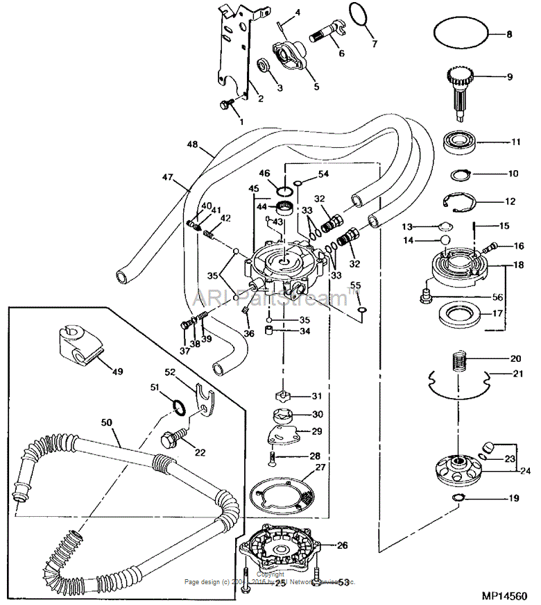 M95917 Pipe for JOHN DEERE