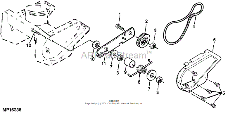 M111098 Cover for JOHN DEERE