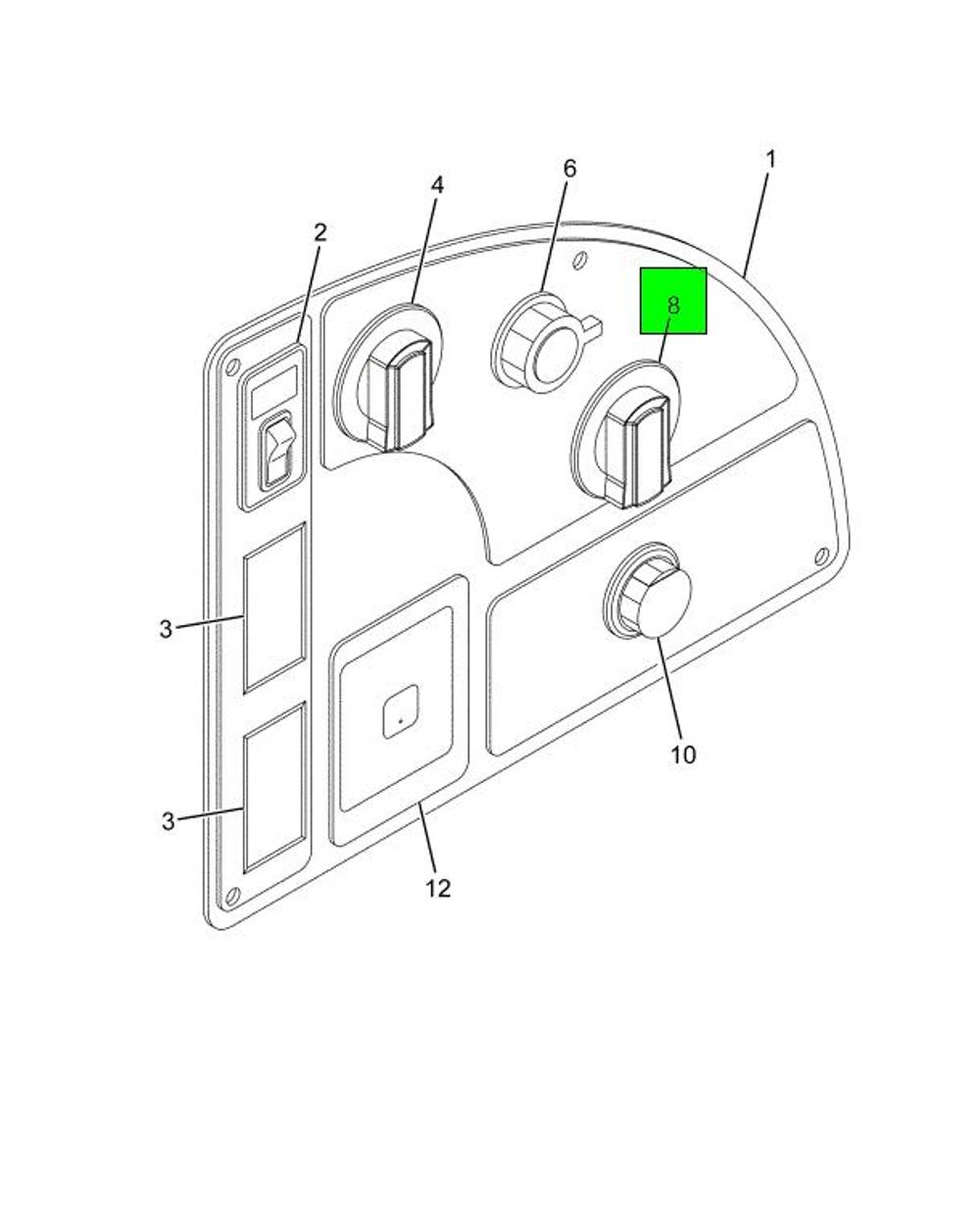 2034304C91 Knob for NAVISTAR