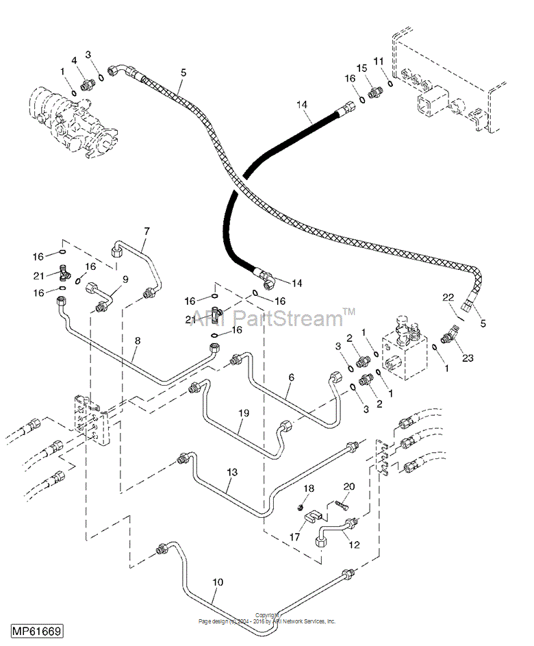 AMT932 Cable for JOHN DEERE