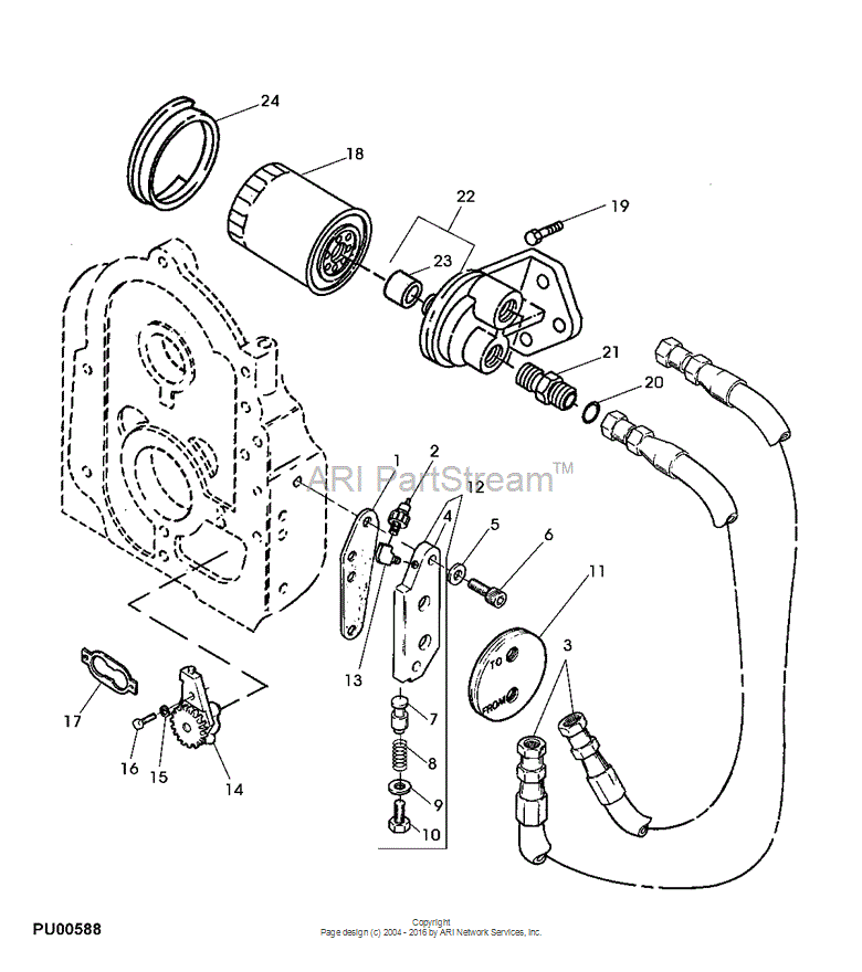 M49608 Nipple for JOHN DEERE