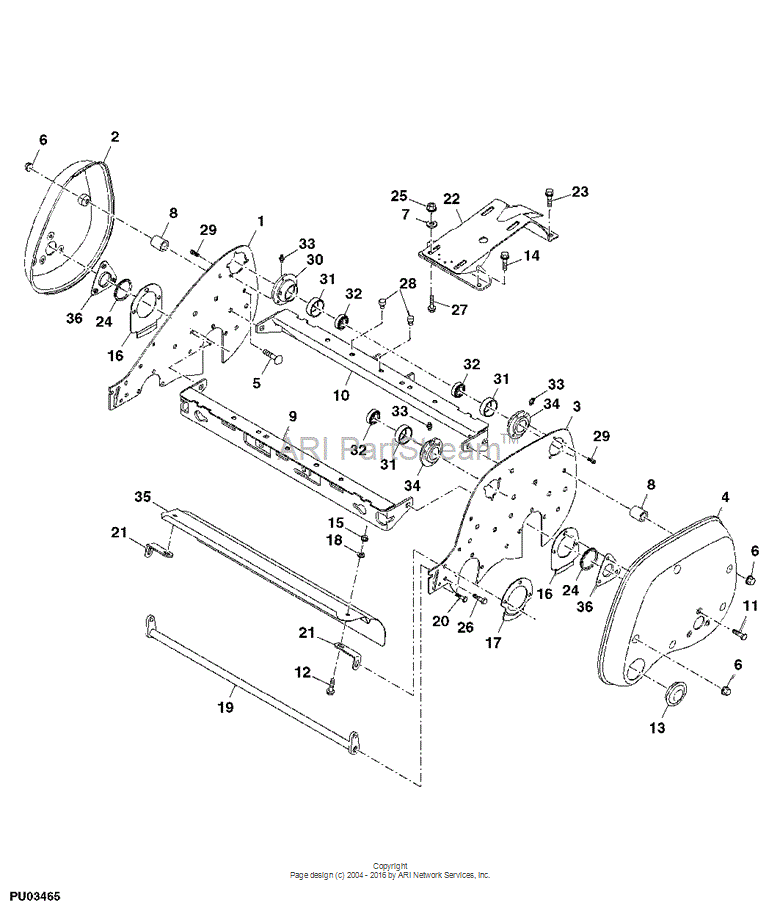 MT3153 Bumper for JOHN DEERE