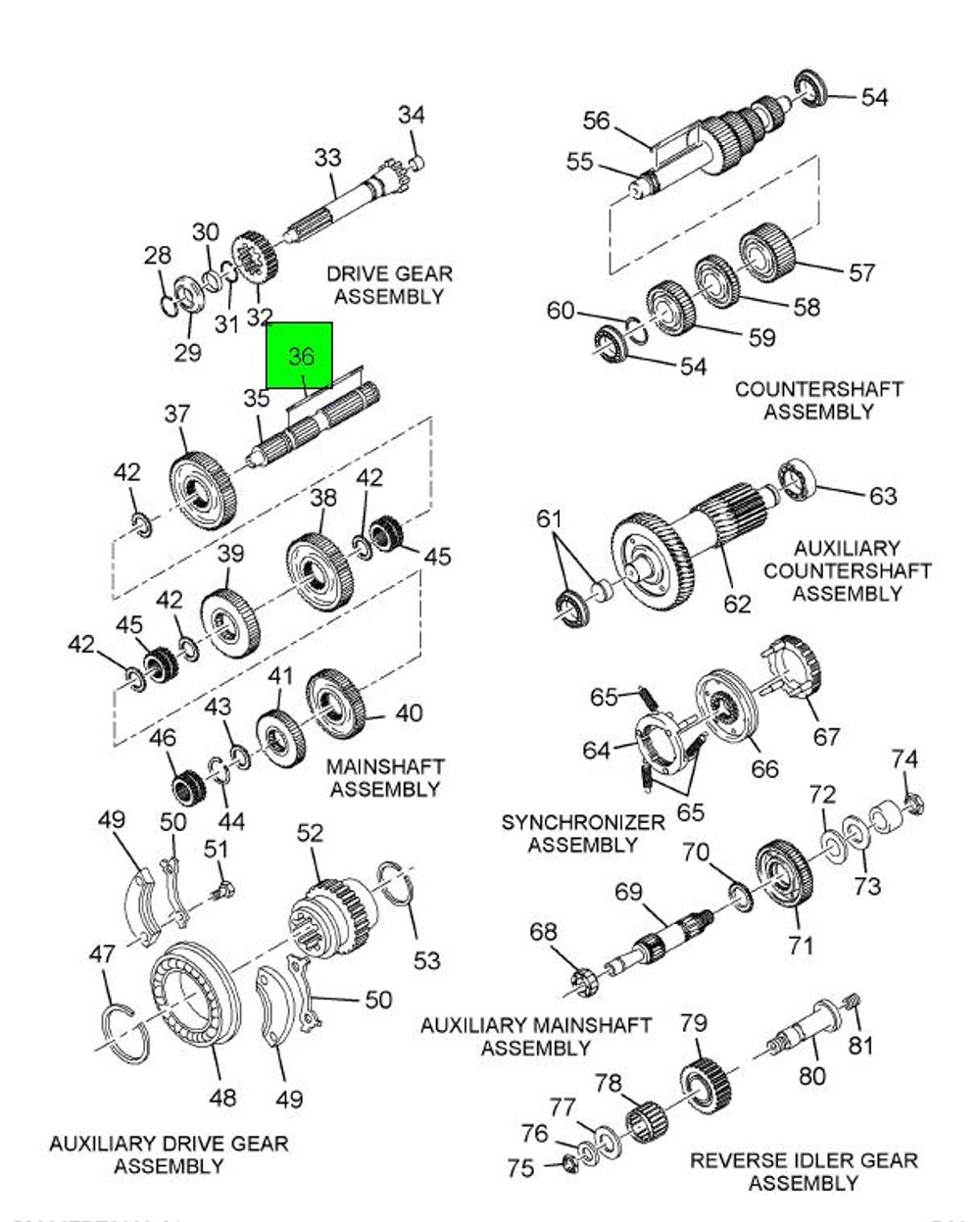 17134R1 Rollpin for NAVISTAR