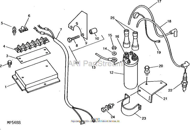 HE166-0588 Clamp for JOHN DEERE