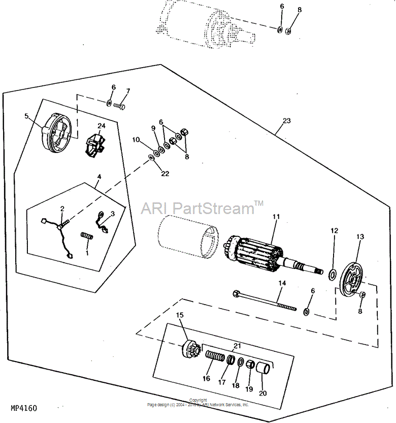 AM38040 Brg for JOHN DEERE