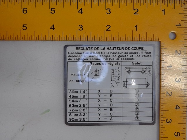 35450-98130 Side Mark for KUBOTA