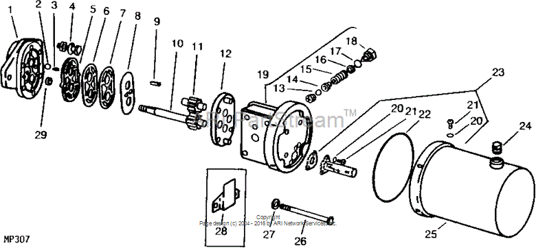 U40419 Ball for JOHN DEERE