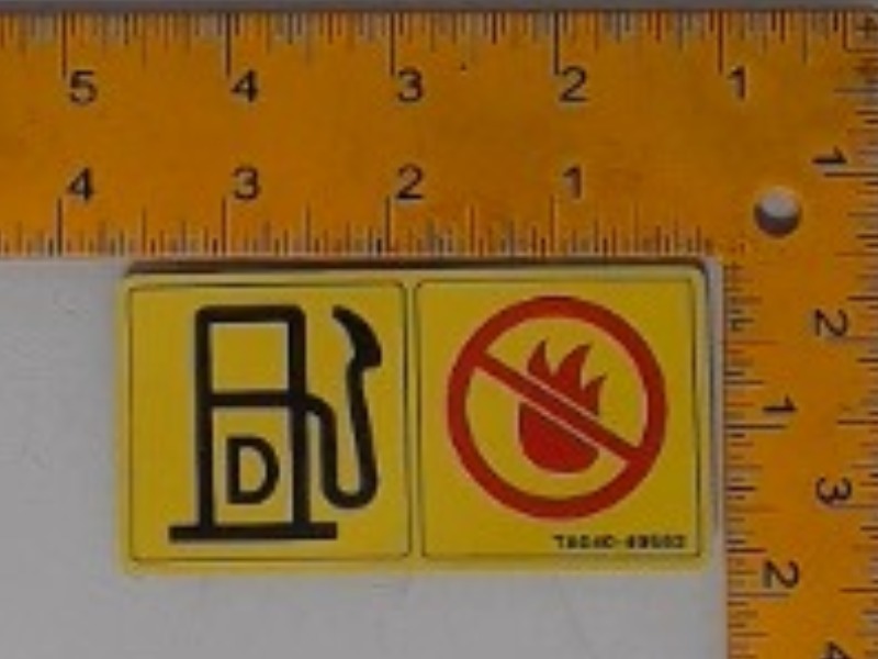 TA040-49562 Label for KUBOTA
