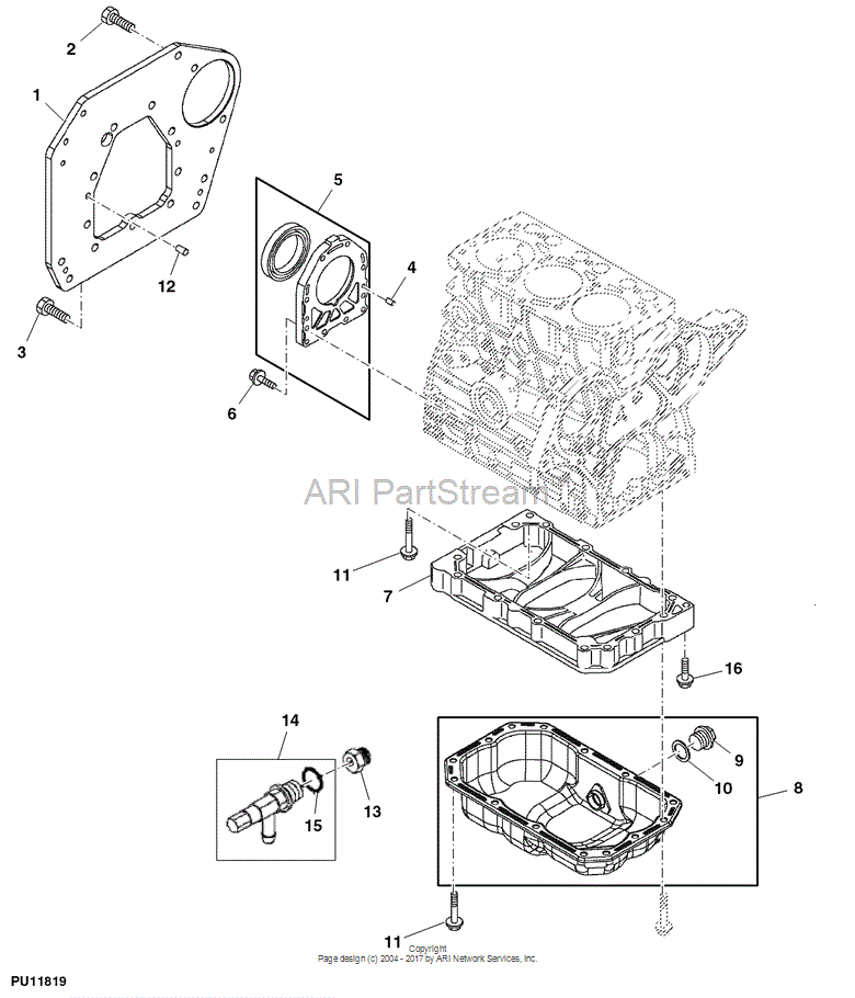 AM115362 Tee for JOHN DEERE