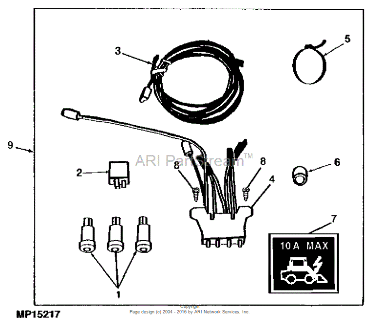 MG9862299 Kit for JOHN DEERE