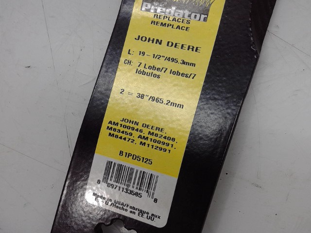 B1PD5125 Blade 19-1/2 for JOHN DEERE