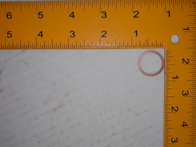 GR31419016 AGCO Brass Gasket