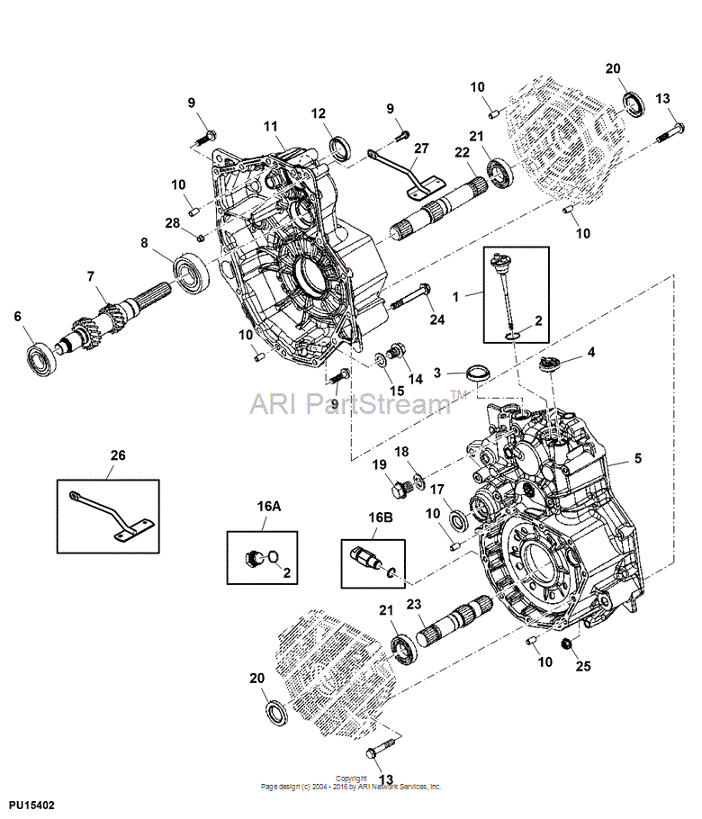 M142525 Screw for JOHN DEERE